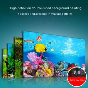 Autocollants rectangulaires écologiques 3D pour fond de poisson Décorations de réservoir d'<span class=keywords><strong>aquarium</strong></span> en plastique de style moderne Emballé dans une boîte - Product Image 4
