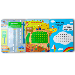 Juguetes sensoriales educativos personalizados para niños en edad preescolar, búsqueda <span class=keywords><strong>de</strong></span> <span class=keywords><strong>palabras</strong></span> para niños con bolígrafo, actividad <span class=keywords><strong>de</strong></span> aprendizaje, libro <span class=keywords><strong>de</strong></span> tablero ocupado para bebé - Product Image 5