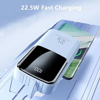 Estación de Carga Rápida OEM ODM con Cable Integrado Tipo-C, Batería de Polímero de Litio PD22.5W 10000mAh, Pantalla LED y Correa