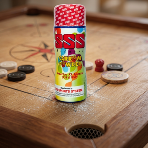 JR MS INDUSTRIES Polvo de 75g para Juego de Carrom de Plástico para Práctica Deportiva en Interiores, 12 Piezas por Caja, polvo para carrom, carrom ga - Product Image 1