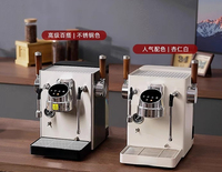 Écran LED pour machine à expresso, machine à café expresso cappuccino à écran tactile en acier inoxydable, machine à café à durée d'infusion réglable