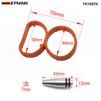 Kit de réparation et de suppression des clapets d'admission EPMAN avec joints de collecteur pour BMW N47 TKYD87K