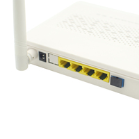 Módem Óptico GPON EPON con Doble Antena WiFi ONU 1GE+3FE+VOIP, Equipo de Red de Banda Ancha de Fibra Óptica FTTH