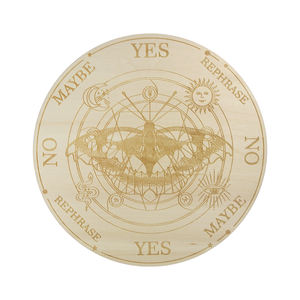 Tablero de péndulo y espíritu de madera personalizado Tailai de 6-8 pulgadas: herramienta esencial de adivinación de brujería para buscar respuestas, regalo de bruja - Product Image 6