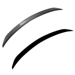Mercedes-Benz C-Class Coupe Rear Spoiler 2011-2015 Piano <b>Black</b> Carbon Fiber Texture ABS <b>Trunk</b> Wing - Product Image 1