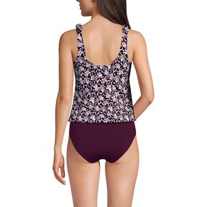 ชุดว่ายน้ำผู้หญิงแบบ Tankini คอวี ทนคลอรีน แขนกุด พิมพ์ลายดิจิทัล ผ้ายืดสแปนเด็กซ์ โพลีเอสเตอร์ - Product Image 2