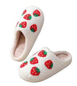 Chaussons d'intérieur thermiques doux et antidérapants pour femmes, avec logo personnalisé et broderie, pour l'hiver - Product Image 6