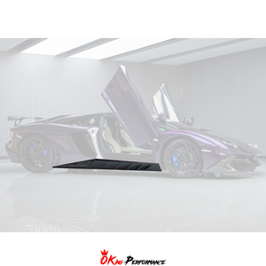Faldones Laterales de Fibra de Carbono Estilo <span class=keywords><strong>NOVi</strong></span> para Lamborghini Aventador LP700 2011-2015 - Product Image 1