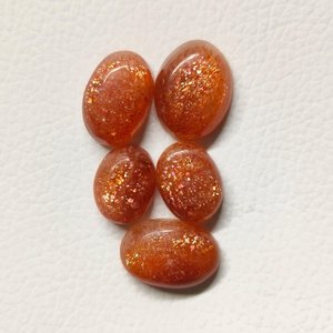 Handmade Natural Sunstone Cabochon 5.06 Carat Loose Gemstone Light Third Party Certified OEM Exporter Supplier for Jewelry - Product Image 4