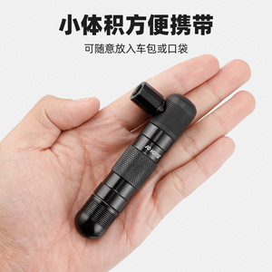 Herramienta de reparación de neumáticos de bicicleta de aleación de aluminio con adaptador de válvula de cilindro de aire, ligera, 80-130PSI, para bicicletas de montaña y carretera - Product Image 3