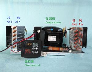 وحدة تبريد صغيرة محمولة BD35A تعمل بتيار مستمر 12 فولت و24 فولت، مكيف هواء يعمل بغاز التبريد R134a مع وحدة تحكم - Product Image 5