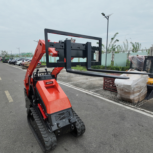 Fourches à changement de vitesse latérales hydrauliques Attachements Largeur maximale de fourche 850mm pour mini chargeuse compacte à dérapage Chargeuse sur chenilles Petite chargeuse sur pneus - Product Image 2