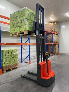 कारखाने की प्रत्यक्ष बिक्री 1.5/2 टन गोदाम एलिवेटर पैलेट स्टेकर फोर्कलिफ्ट का उपयोग रेस्तरां के लिए चलने की शैली - Product Image 5