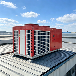 เครื่องปรับอากาศบนหลังคาขนาดสั่งทำพิเศษ ประสิทธิภาพสูง ระบบ HVAC อุตสาหกรรม ใช้สารทำความเย็น R410A ประหยัดพลังงาน สำหรับโรงแรมและโรงพยาบาล - Product Image 1