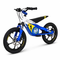 Vélo électrique tout-terrain pour enfants HUS 16 pouces avec cadre en alliage d'aluminium, suspension avant, frein à disque hydraulique, 36V, pour les 5-10 ans, directement de l'usine