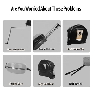 Fita Métrica de Aço 3/<span class=keywords><strong>5</strong></span>/8m, Régua Métrica de Alta Precisão, Fita Métrica em Centímetros, Resistente ao Desgaste - Product Image 5
