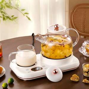 Bouilloire électrique intelligente à double tasse avec base détachable - <span class=keywords><strong>Chauffe</strong></span>-<span class=keywords><strong>eau</strong></span> multifonction à ébullition rapide pour la maison et le bureau - Product Image 3