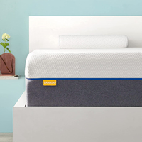 Matelas en mousse à mémoire de forme sur mesure, emballé en rouleau, 20 cm, mousse à mémoire de forme 45D, norme britannique FR BS 7177, OEM 90*190 140*200 160*200 cm