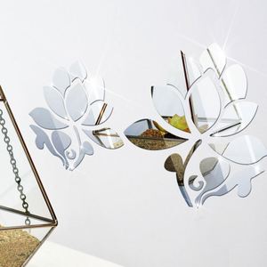 Fashion 3D Applique Mirror <b>Stickers</b> Acrylic Self-adhesive Removable <b>Wall</b> <b>Sticker</b> DIY Home Room <b>Decoration</b> <b>Wall</b> Art - Product Image 4