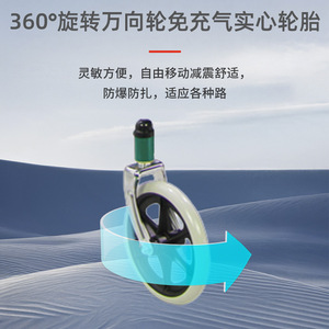 Manual Wheelchair RJ-W609GC Lightweight Foldable Reclining <b>Commode</b> <b>Chair</b> For Disabled Elderly People - Product Image 3