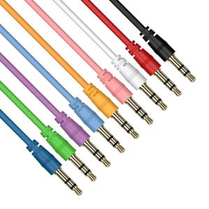 1m <span class=keywords><strong>Jack</strong></span> 3.5mm erkek Stereo araba Aux ses kablosu cep telefonu kulaklık hoparlör MP4 MP3 PC için - Product Image 1