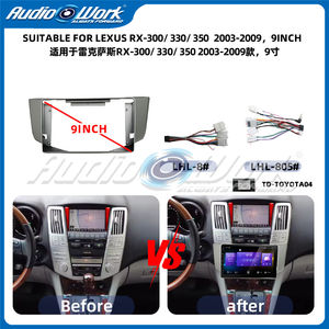 Cornice per Pannello Auto di Alta Qualità 9 Pollici LHD/RHD per Lexus RX300/330/350 2003-2009 con CANBUS e Cavo di Alimentazione, Accessorio Interno per Auto - Product Image 2