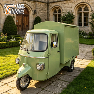 Camión de Comida Móvil Eléctrico Estilo Tuk Tuk, Remolque de Catering de Tres Ruedas con Cocina Totalmente Equipada para Venta Ambulante - Product Image 3