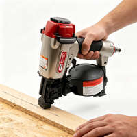 ASCOTT CRN45A Industrieller Pneumatischer Dachnagler 15 Grad Asphaltschindel-Luftnagelpistole für Bauarbeiten CE-Zertifiziert