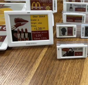Etiqueta Electrónica de Precio Digital ESL con Pantalla E Ink 4.2 y Placa Publicitaria Inteligente ESP32 Inalámbrica para Supermercado - Product Image 1