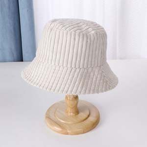 Chapeau de pêcheur pour femme en gros Chapeau seau d'hiver en velours côtelé pour femme Chapeaux seau d'hiver - Product Image 3
