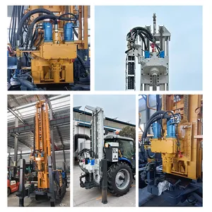 Rock Hydraulische Graafmachine Roterende Hoge Dth Power Hoofd Waterput Boorinstallatie Hamer Power Head Met Compressor Aansluiting