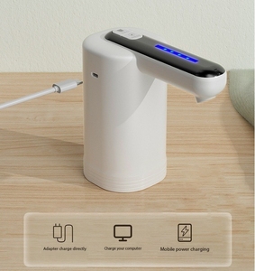 Dispensador de Agua Eléctrico Plegable de 5 Galones con USB Tipo C, Bomba Recargable Automática Portátil, Jarra con Bomba Doble - Product Image 3