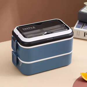 1L Rectangle Portable Leak Proof Heatable <b>Stackable</b> Single Tier Stainless Steel Children's <b>Lunch</b> <b>Box</b> with Freshness Preservation - Product Image 4