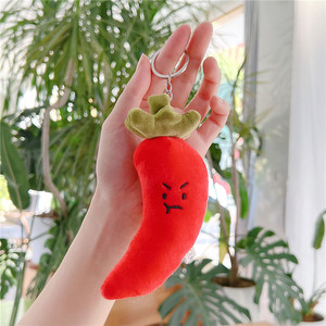 Set de Llaveros de <span class=keywords><strong>Peluche</strong></span> Suave con Temática de Plantas: Muñecos de Cebolla, Brote de Bambú, Brócoli y Maíz para Decoración de Mochilas y Regalos - Product Image 3