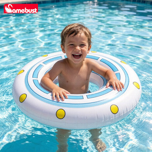 Samebust <b>Inflatable</b> Swimming Ring PVC Round <b>Float</b> Outdoor Water Toy Unisex - Product Image 2