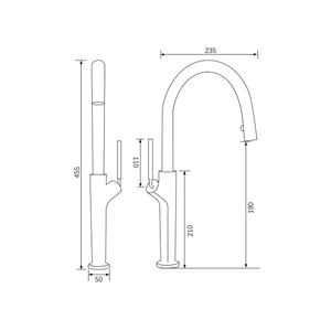 Смеситель кухонный латунный - Product Image 6