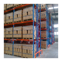 Étagère à palettes sélective robuste avec système de récupération automatisé, construction en acier, conception anti-sismique pour le stockage de pièces automobiles