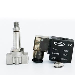 Vanne solénoïde miniature 2 voies en acier inoxydable SS304 SS316 pour <span class=keywords><strong>brûleur</strong></span> à carburant, vanne miniature 1/8'' 1/4'' pour méthanol et alcool 24V 220V - Product Image 5