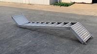 Leicht zu Bewegende Aluminium-Zugangstreppe mit Handlauf für Bau und Instandhaltung