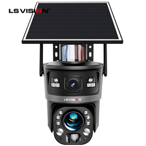 กล้องวงจรปิด LS <span class=keywords><strong>VISION</strong></span> Ubox 36X พลังงานแสงอาทิตย์ สีดำ แบบหมุนได้ ความละเอียด 3K มองเห็นในเวลากลางคืน รองรับเสียงสองทาง กันน้ำระดับ IP66 รองรับการ์ดหน่วยความจำเต็มรูปแบบ - Product Image 1