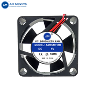 Ventilateur axial AM3510H5B 35x35x10mm, 3510, 5V 12V, ventilateur de refroidissement DC à roulement à manchon