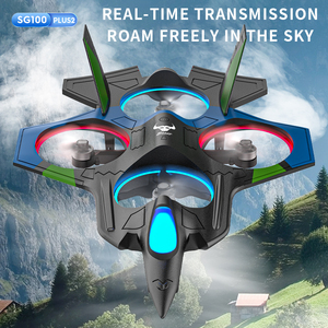 Avión RC Barato 2023, Aviones de Control Remoto, Modelo SG100 <span class=keywords><strong>Plus</strong></span>, Juguete Volador, Aeronave RC, Helicóptero RC con Luz LED - Product Image 2