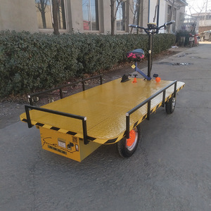 Carro Eléctrico de Plataforma Plana de 48 V con 4 Ruedas y Neumáticos de Acero para Almacén, Construcción, Manufactura y Logística - Product Image 3