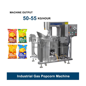 Máquina automática de palomitas de maíz con revestimiento de caramelo a precio barato de fábrica, máquina industrial de inducción eléctrica para hacer palomitas de maíz - Product Image 2