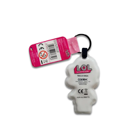 Conception personnalisée LED Keycap Fidget Keychain Keyboard Click Fidget Kawaii Keychain pour porte-clés en plastique