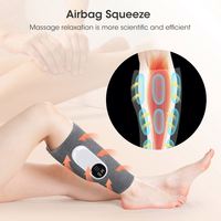 Fuß- und Beinmassagegerät Kabellos Beheizt Vibration 3-Stufen-Airbag 2000mAh Timer AS ALL STAR CE