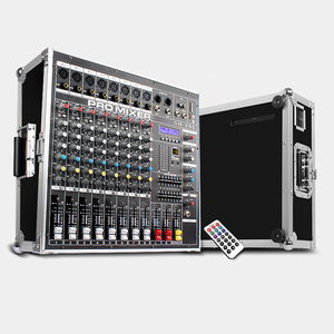 Console de mixage professionnelle alimentée MIC-GH980 8 canaux 600W*2, appareils audio adaptés à diverses scènes musicales, scène, DJ - Product Image 3