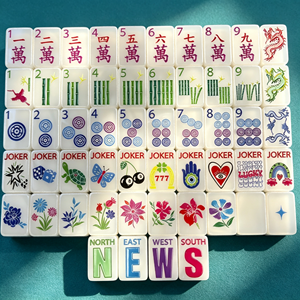 In-stock New-style Modern American Mahjong <strong>Lucky</strong> <strong>Charm</strong> <strong>Cereal</strong> Entertainment Custom-made Acrylic Mahjong Tiles - Product Image 5