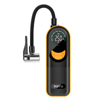 Jutien Pompe à air électrique portable ABS haute pression pour voiture, moto et vélo – Système de gonflage des pneus – Meilleures ventes