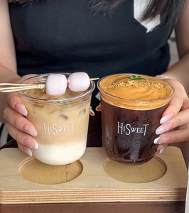 Xunying Custom Logo 12oz trasparente bicchieri di plastica a parete singola a forma di U fondo rotondo per bevande fredde come il caffè di ghiaccio - Product Image 6